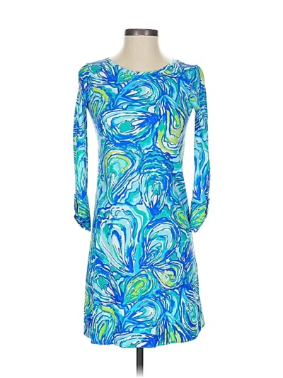 Pre-owned Lilly Pulitzer Casual Dress In Blue