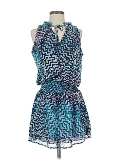 Pre-owned Veronica M Casual Dress In Blue