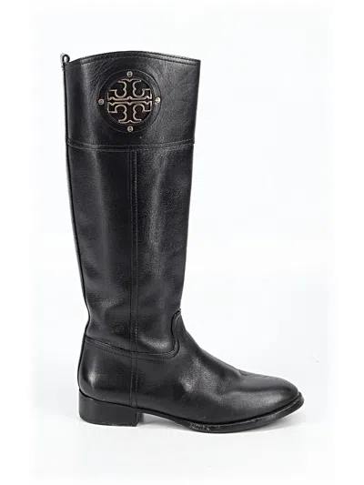 Pre-owned Tory Burch Boots In Black