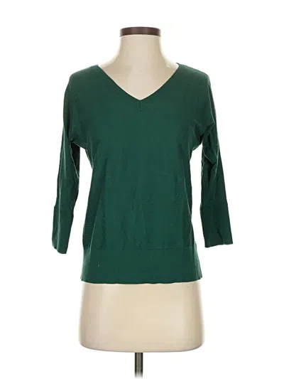 Pre-owned Talbots Cardigan Sweater In Green