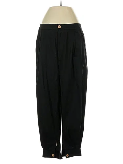 Pre-owned Free People Casual Pants In Black