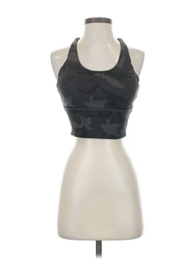 Pre-owned Lululemon Athletica Tank Top Black Halter Neckline Tops