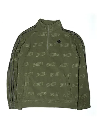 Pre-owned Adidas Originals Kids' Track Jacket In Green
