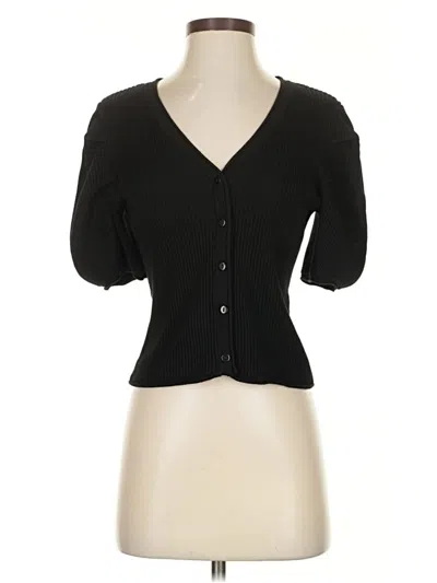 Pre-owned Hippie Rose Cardigan Sweater In Black