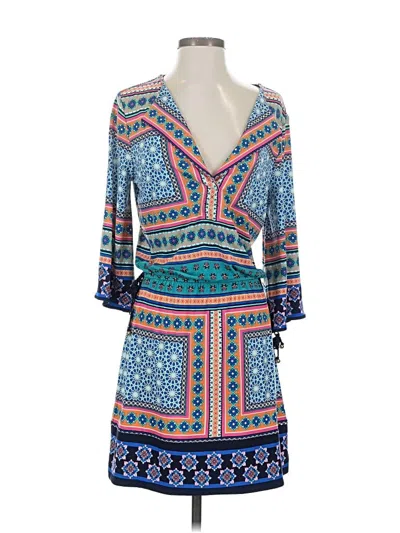 Pre-owned Laundry By Shelli Segal Casual Dress In Blue