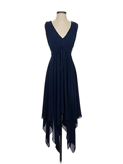 Pre-owned Bcbgmaxazria Cocktail Dress In Blue