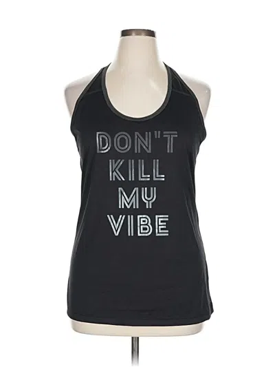 Pre-owned Bcg Tank Top Black Halter Neckline Tops