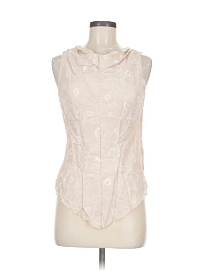 Pre-owned Motf Sleeveless Blouse In Brown