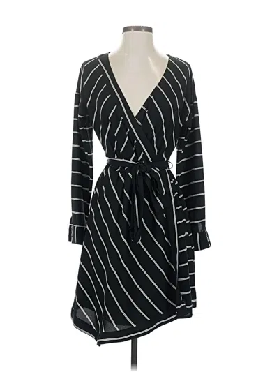 Pre-owned Bar Iii Casual Dress In Black