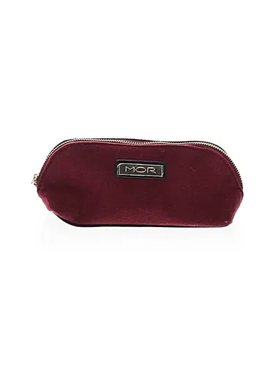 Pre-owned Mor Makeup Bag In Burgundy