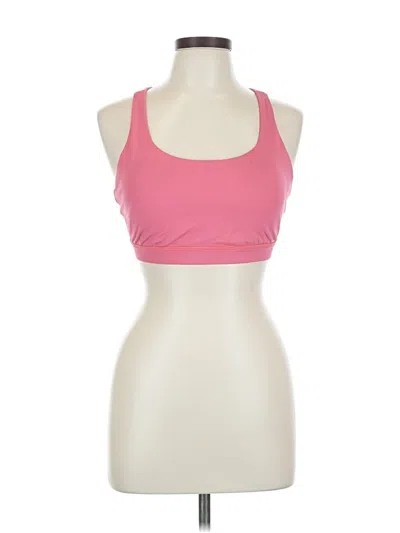 Pre-owned Lululemon Athletica Sports Bra In Pink