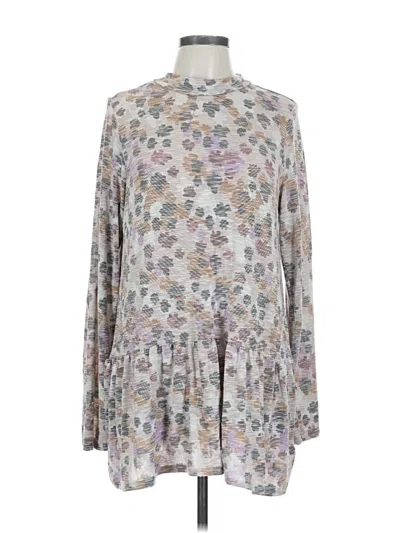 Pre-owned Logo By Lori Goldstein Casual Dress In Gray