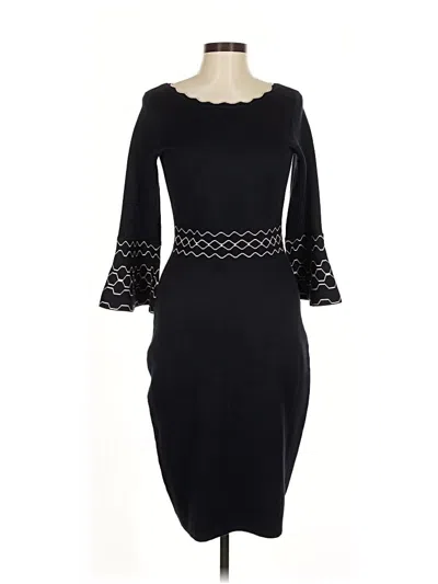 Pre-owned Gabby Skye Cocktail Dress In Black