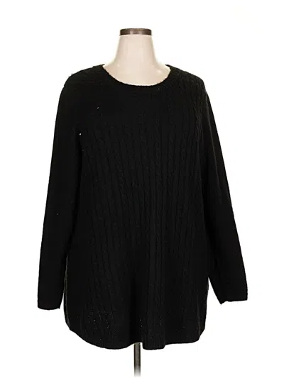 Pre-owned Dg^2 By Diane Gilman Pullover Sweater In Black