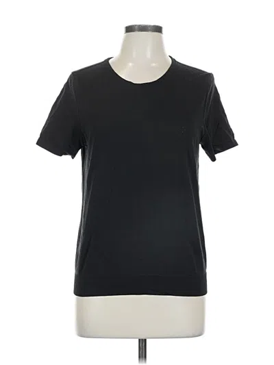 Pre-owned Athleta Short Sleeve T-shirt In Black