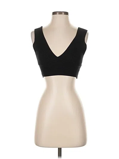 Pre-owned House Of Harlow 1960 Sports Bra In Black