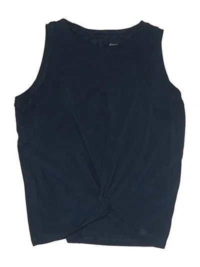 Pre-owned Athleta Girl Kids' Sleeveless T-shirt In Blue