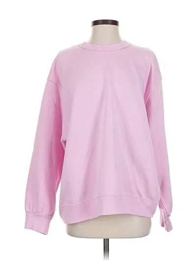 Pre-owned Zara Sweatshirt In Pink