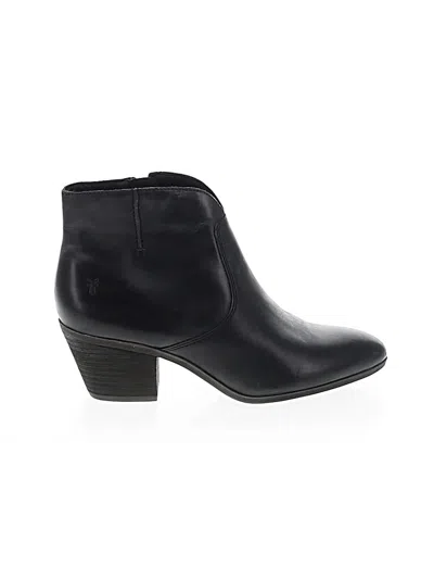 Pre-owned Frye Ankle Boots In Black