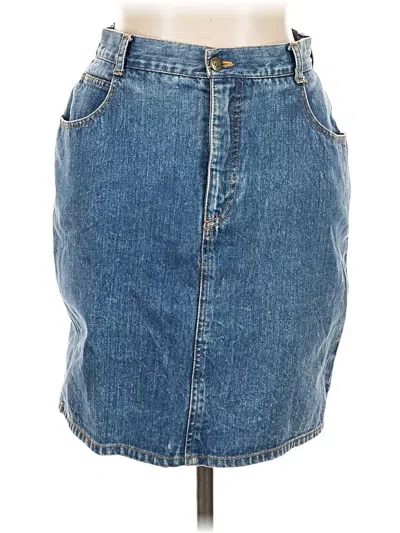 Pre-owned Guess Denim Skirt In Blue