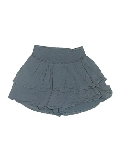 Pre-owned Hollister Casual Skirt In Gray