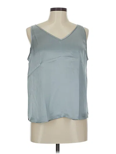 Ann Taylor Loft Sleeveless Blouse In Blue