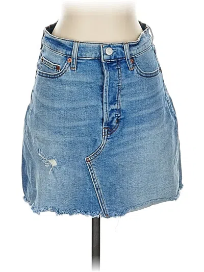 Pre-owned Gap Denim Skirt In Blue