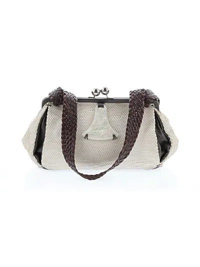 Pre-owned Stori. Leather Satchel In White