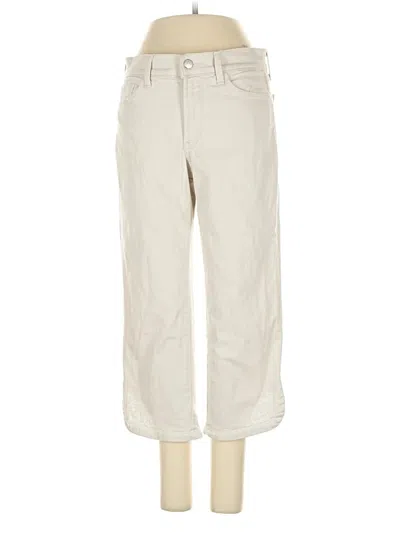 Pre-owned Nydj Casual Pants In White