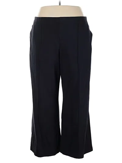 Pre-owned Lands' End Dress Pants In Black