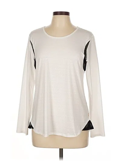 Pre-owned Lucy Long Sleeve T-shirt In White