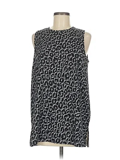 Pre-owned Mud Pie Sleeveless Blouse In Black