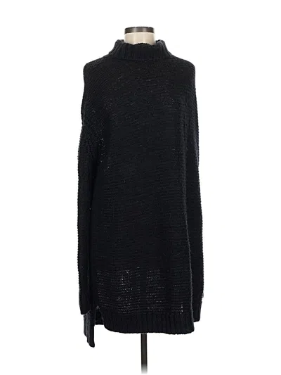 Pre-owned Zara Turtleneck Sweater In Black