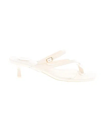 Pre-owned Cushion Aire Sandals In White