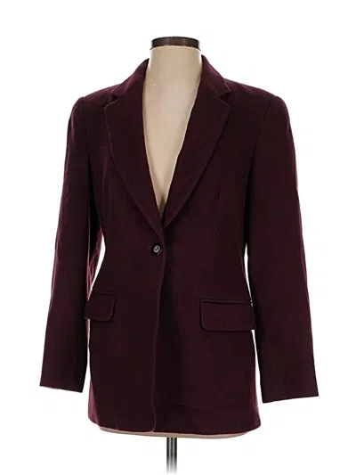 Pre-owned Brooks Brothers Blazer Jacket In Burgundy