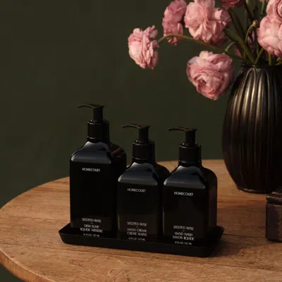 Homecourt Steeped Rose Hand Cream In Transparent