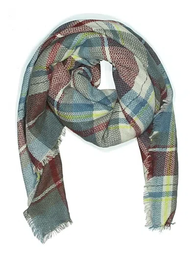 Pre-owned Assorted Brands Scarf In Blue