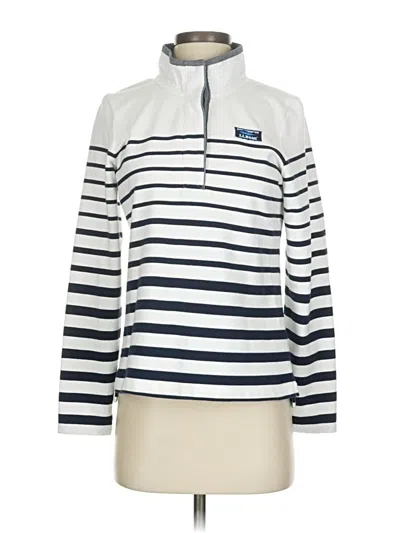 Pre-owned L.l.bean Pullover Sweater In White
