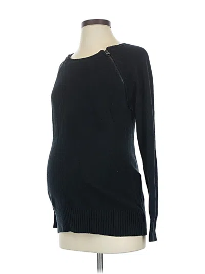 Pre-owned Old Navy - Maternity Pullover Sweater In Black