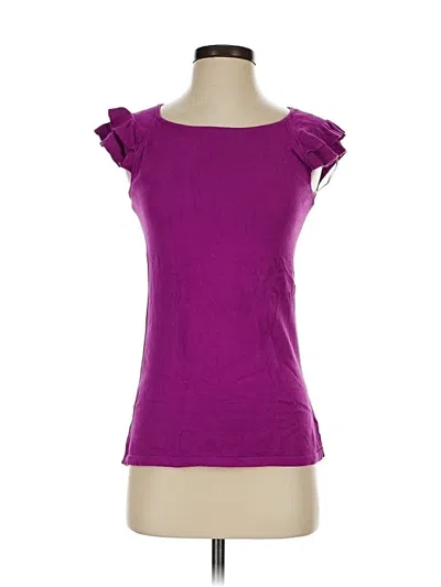 Pre-owned Lilly Pulitzer Cardigan Sweater In Purple