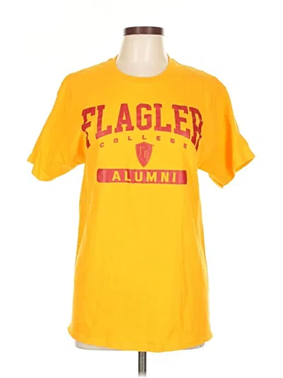 Pre-owned Champion Short Sleeve T-shirt In Yellow