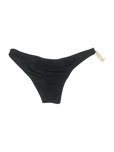 Pre-owned Victoria's Secret Swimsuit Bottoms In Black