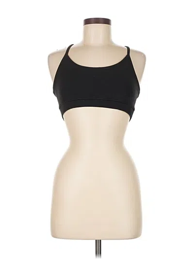 Pre-owned Lululemon Athletica Tank Top Black Halter Neckline Tops