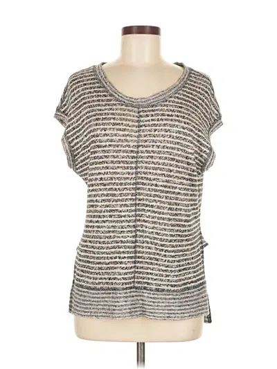 Pre-owned Madewell Short Sleeve T-shirt In Brown