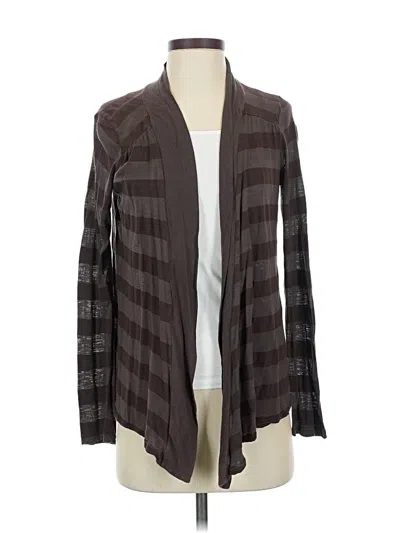 Pre-owned Splendid Cardigan Sweater In Brown