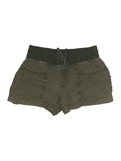 Pre-owned Athleta Khaki Shorts In Green