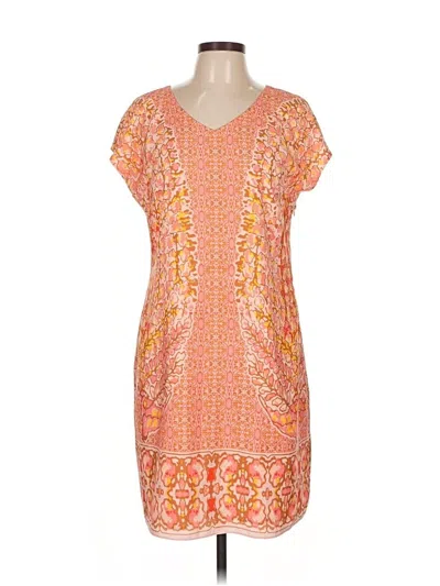 Pre-owned Isaac Mizrahi Live Casual Dress In Orange