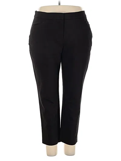 Pre-owned Rafaella Dress Pants In Black