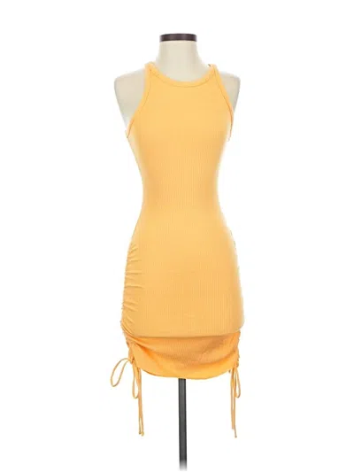 Pre-owned The Range Cocktail Dress In Yellow