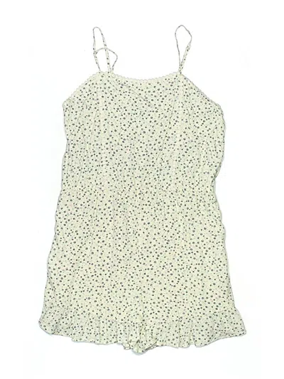 Art Class Romper In White